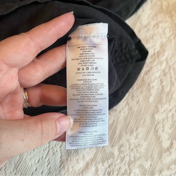 Joie Bosworth linen belted waist romper - Picture 10 of 12